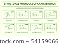 Structural Formulas of main natural cannabinoids 54159066