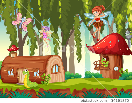 A fairy tale background 54161870