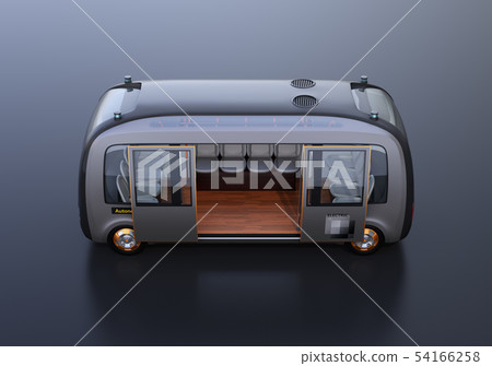 自駕車的旁邊圖像在黑背景的 自駕車的旁邊圖像在黑背景的 54166258