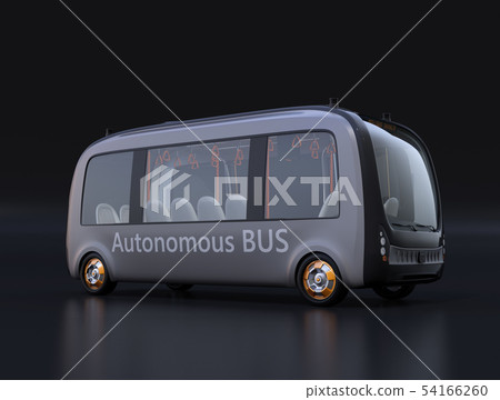自駕車的圖像在黑背景的 自駕車的圖像在黑背景的 54166260