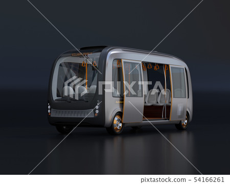 自駕車的圖像有門戶開放主義的在黑色後面 自駕車的圖像有門戶開放主義的在黑色後面 54166261