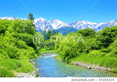 Oide Park，Himekawa和Hakuba Miyama在夏天 54168329