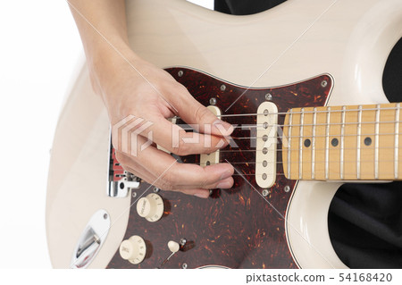 Guitar playing 54168420