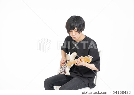 Guitar playing 54168423