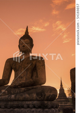 ASIA THAILAND SUKHOTHAI WAT MAHATHAT BUDDHA ASIA THAILAND SUKHOTHAI WAT MAHATHAT BUDDHA 54169857