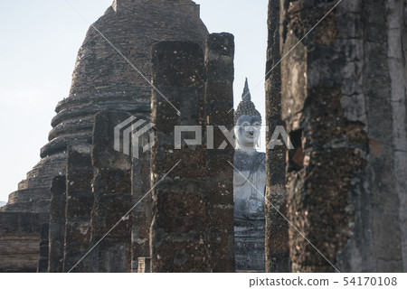 ASIA THAILAND SUKHOTHAI WAT SA SI TEMPLE 54170108