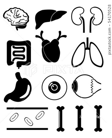 liver clipart black and white heart