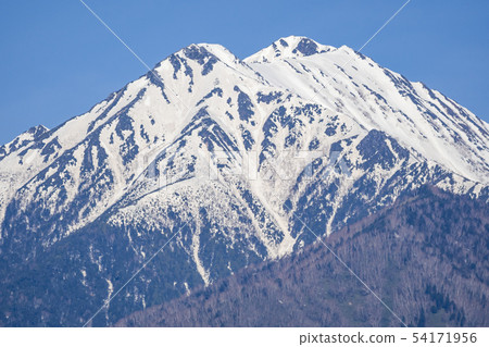 The snow form of Changondake Changenbo Azumino City, Nagano Prefecture 54171956