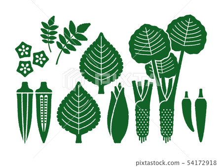 Vegetable variation _ Japanese food set 54172918