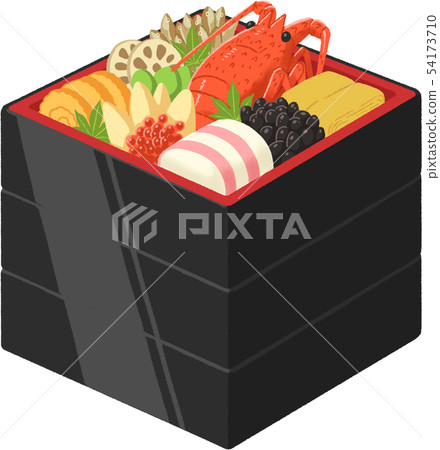 新年的例證 54173710