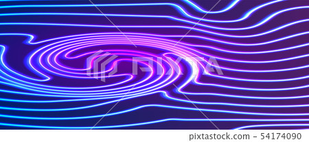 Neon lines background with glowing 80s new retro vaporwave or synthwave style Neon lines background with glowing 80s new retro vaporwave or synthwave style 54174090