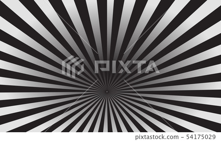 Vector pop art colorful rays background. Black rays on a white background Vector pop art colorful rays background. Black rays on a white background 54175029
