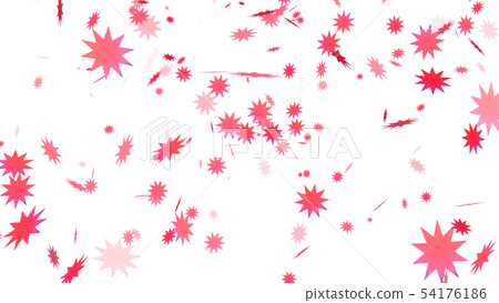 CG particle Pink star 54176186