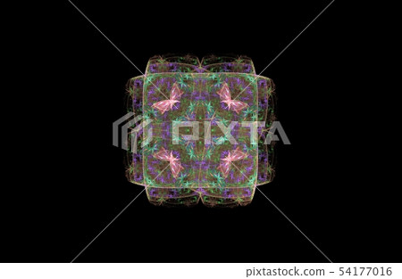 square abstract fractal figure square abstract fractal figure 54177016