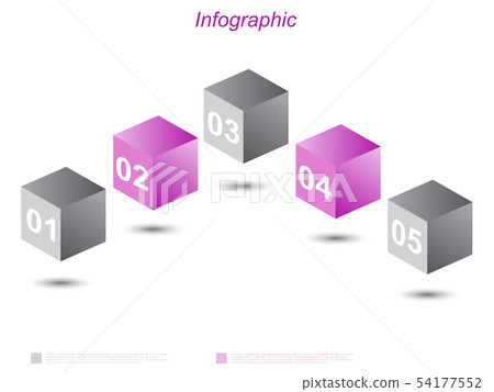Info-graphic design template. 54177552