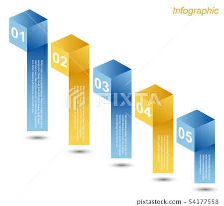 Info-graphic design template. Info-graphic design template. 54177558