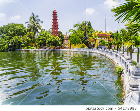 Tran Quoc Pagoda, oldest temple in Hanoi, Vietnam 54178988