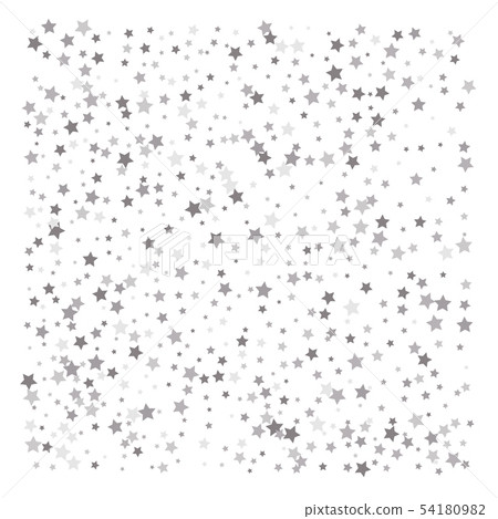 Silver glitter falling stars. Silver glitter falling stars. 54180982