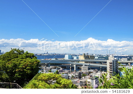 [Kanagawa] Scenery from the hillside park 54181629