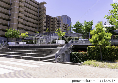 Shimoishi Park Ryobikocho Parking Rooftop greening Rooftop park Nishikawa i Plaza Yukicho Library Okayama Prefecture Okayama Prefecture 54182017