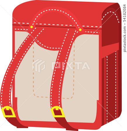 在一個紅色書包裡面的傳染媒介例證 在一個紅色書包裡面的傳染媒介例證 54182084