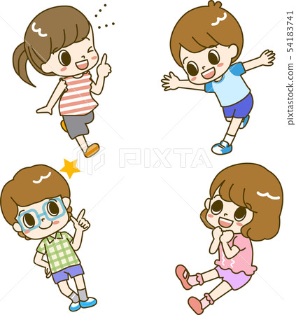 Summer clothes children 54183741