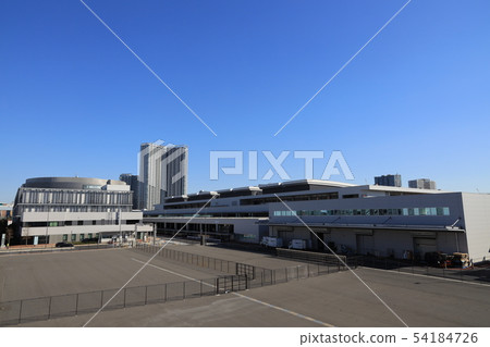 Building of Toyosu market greenery building in Koto-ku, Tokyo Building of Toyosu market greenery building in Koto-ku, Tokyo 54184726