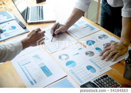 business businessman in meeting analyses business businessman in meeting analyses 54184883