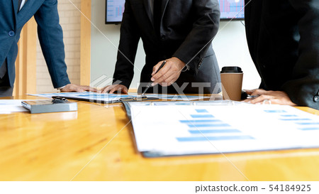 group meeting in the room have lcd screen 54184925