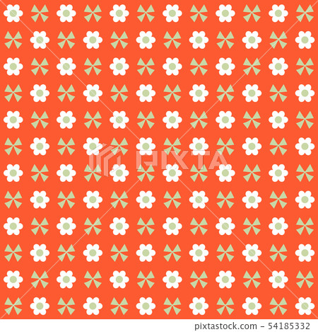 Flowers and ribbons/red Flowers and ribbons/red 54185332
