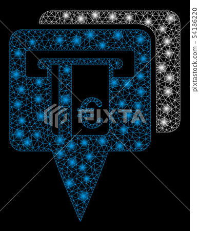 Bright Mesh 2D Euro ATM Pointers with Flash Spots - Stock Illustration ...