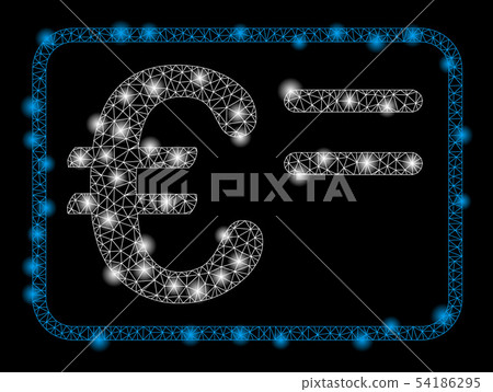 Bright Mesh Network Euro Account Card with Flare Spots 54186295