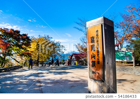 Takao mountain top square of autumn leaves 54186433