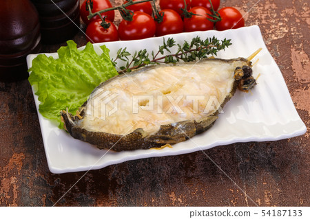 Baked wolffish steak Baked wolffish steak 54187133