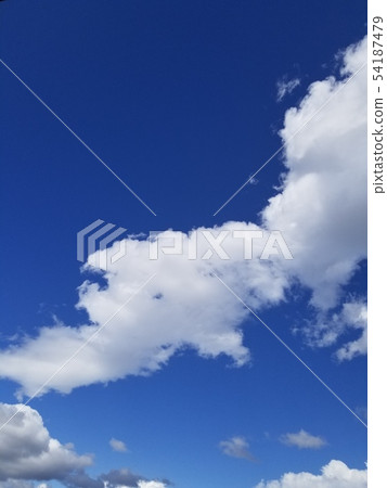 Blue sky clouds rain clouds Blue sky clouds rain clouds 54187479