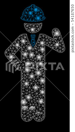 Bright Mesh Network Engineer with Flare Spots Bright Mesh Network Engineer with Flare Spots 54187650