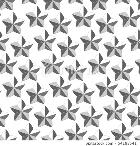 星鉚釘無縫圖案對角線銀色 54188541