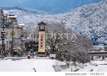 Misasa Onsen winter snow 54190117