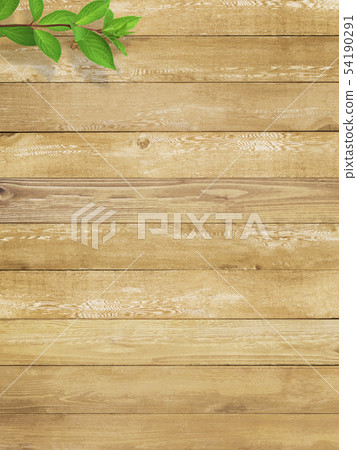 Background-Wood-Branches-Leaves 54190291