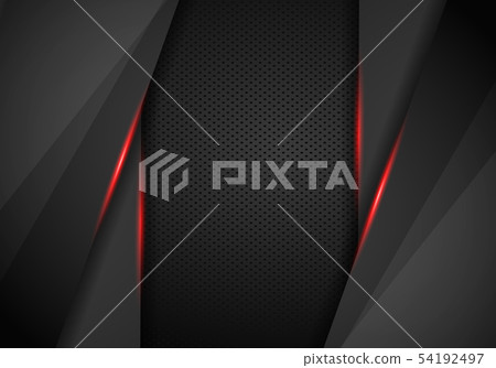 abstract metallic black with red frame layout abstract metallic black with red frame layout 54192497