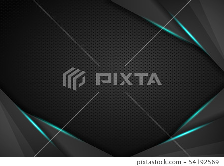 Abstract modern blue carbon fiber with grey 54192569