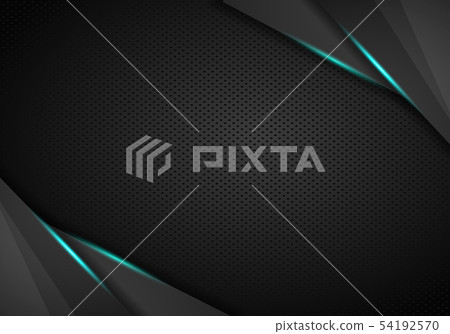 Abstract modern blue carbon fiber with grey 54192570