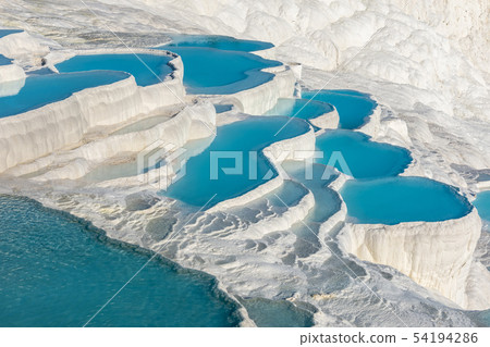 Pamukkale Cotton castle in southwestern Turkey Pamukkale Cotton castle in southwestern Turkey 54194286