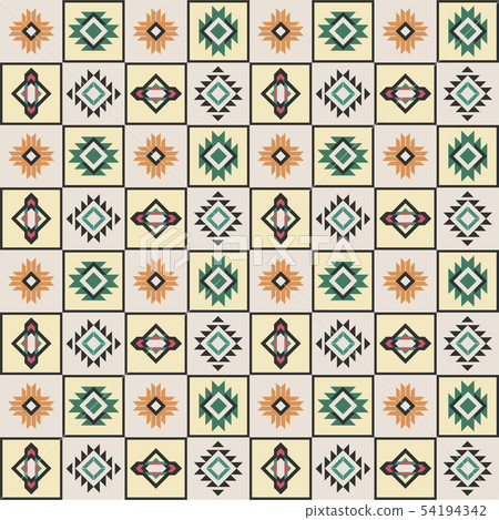 seamless background. National pattern. Folk seamless background. National pattern. Folk 54194342