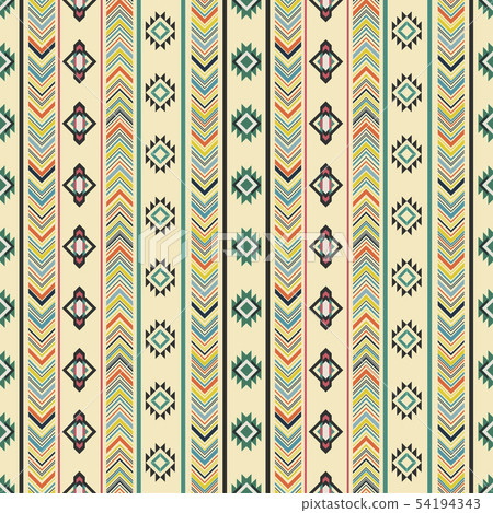 seamless background. National pattern. Folk 54194343