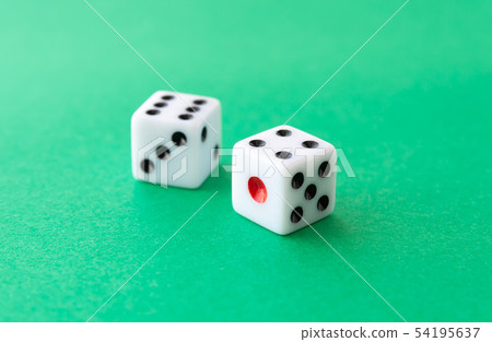 骰子賭博骰子遊戲的臉 54195637