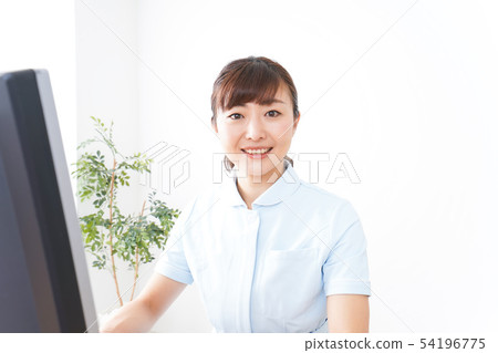 Nurse doing desk work 54196775