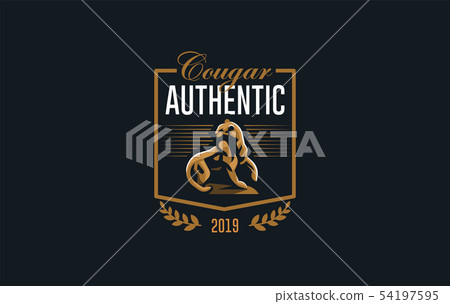 The image of a cougar or panther. The image of a cougar or panther. 54197595