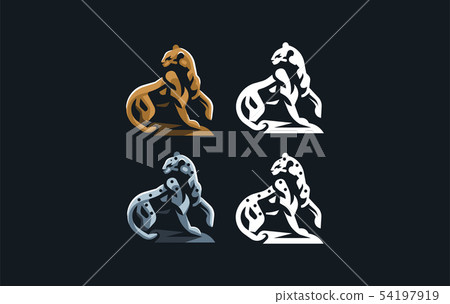 The image of a cougar or panther. The image of a cougar or panther. 54197919
