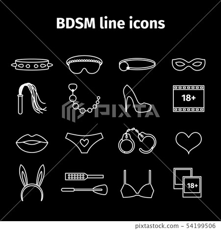 BDSM line icons - Stock Illustration [54199506] - PIXTA